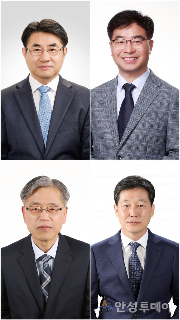 한경대 총장선거 후보자 (위로부터)이원희, 김용태, 백신원, 박상돈