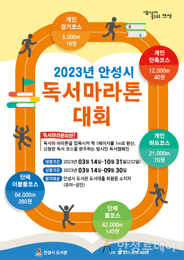 2023년 안성시 독서마라톤 대회 개최. /사진=안성시 제공